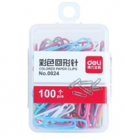 Скрепка Deli 0024