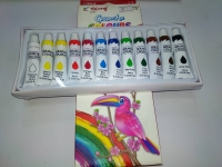 краски гуашь colours yalong 21013-12