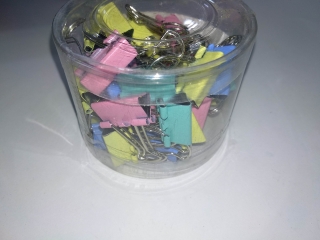 Биндер цветной 19мм 40шт