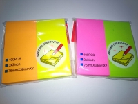 Стикеры двухцветные 100ш 