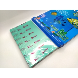 Ковер 200 микрон А4 зеленый пачка 100л