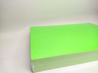 Картон А4 неон пачка 100л зелёный 