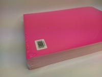 Картон А4 неон пачка 100л розовый