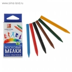 луч восковые мелки классика 6