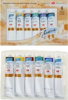 художественные масляные краски Ладога 6 цв по 46мл 