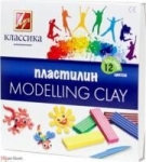Пластилин 12цв Луч классика
