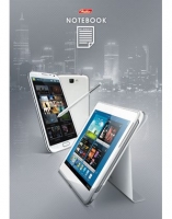 Блокнот 60л А4ф клетка жесткая подложка на спирали-Телефон