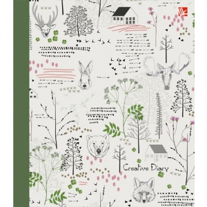 Ежедневник А5 128л без дат Графика. Палитра (творческий) ЕЖИ17512804