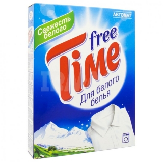 Стиральный порошок Free Time Автомат Свежесть белого (350 г)