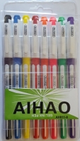 Набор ручек 10 цветов AIHAO AH811-8