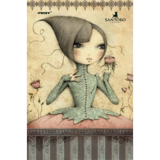 Тетрадь A5 48 листов в клетку Proff. Santoro офсет/твердая