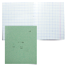 Тетрадь 12 л. зелёная обложка «Архбум», офсет, линия с полями