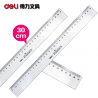 Линейка Deli  6230 30 cм (пластик)