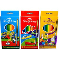 Карандаши Dolphin 12цв. +1 