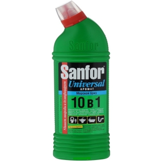 Средство чистящее (гель) SANFOR Universal "Морской бриз" 10 в 1