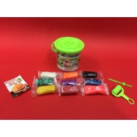 Пластилин 10 цветов 9001-Ведерко(КНР)