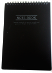 Блокнот на пружине а5 (черный)
