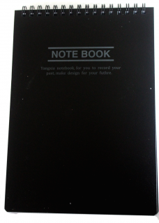 Блокнот на пружине а5 (черный)