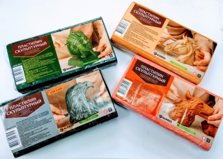 Пластилин скульптурный 500гр Глобус