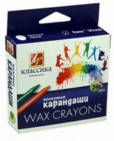 восковый карандаш 24 цв луч