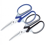 Ножницы Deli 6001  (180 мм, с пластиковыми прорезиненными ручками)