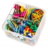 Набор Deli 8499 (Скрепки, Кнопки,Зажимы для бумаги,резинки для купюр)