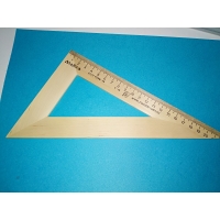 угольник линейка 22см МОЖГА 5094-74